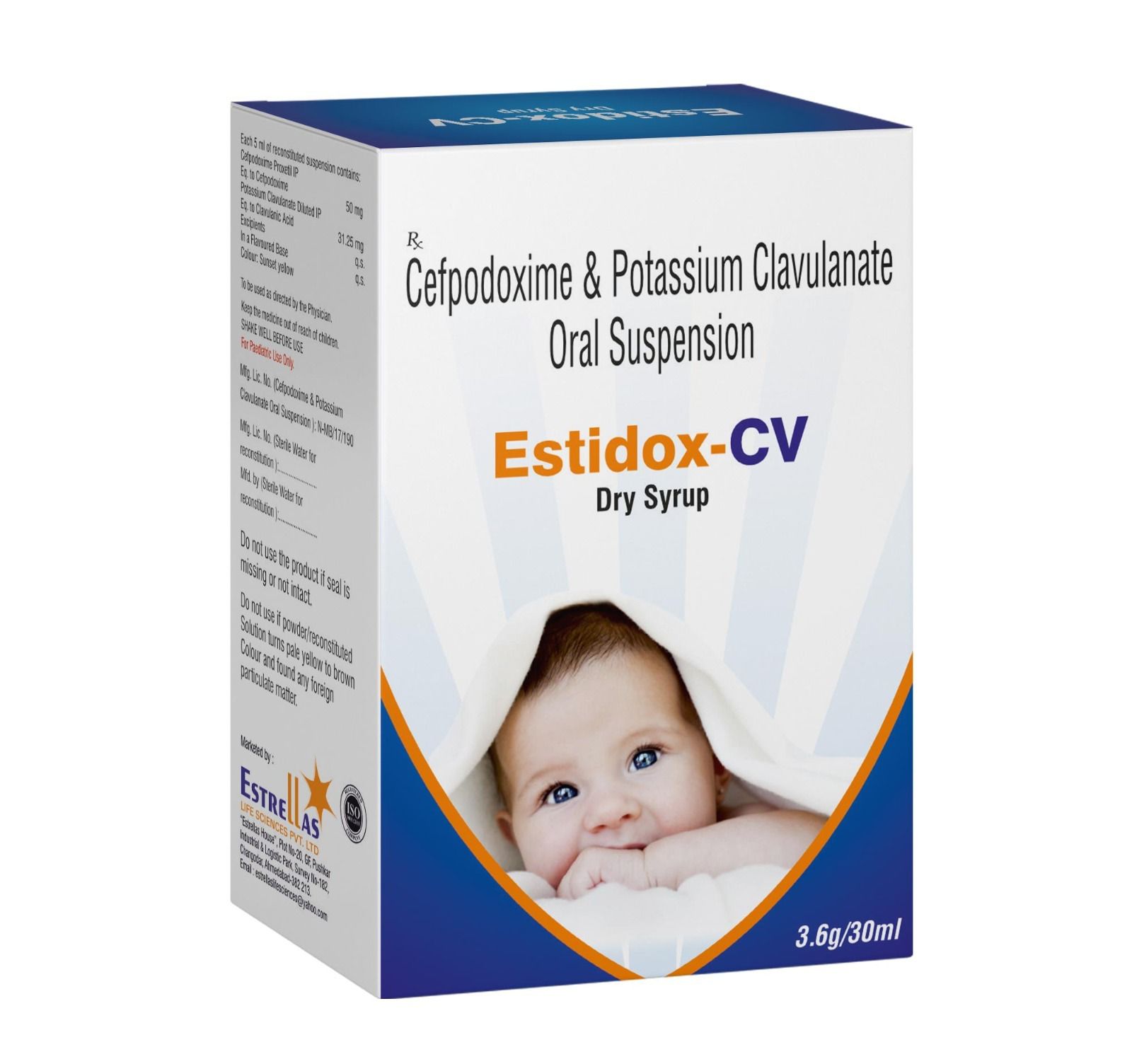 Estidox CV dry syrup 
